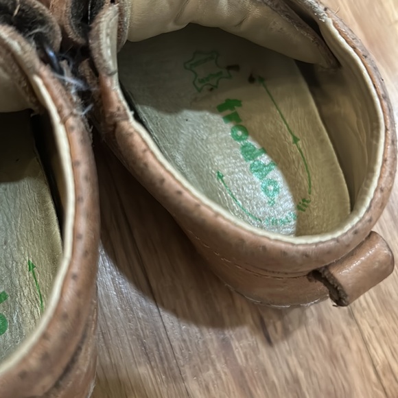 Froddo Toddler Boys Girls Camel Brown Leather Shoes Size 22 - Picture 3 of 4